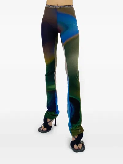 Ottolinger Abstract-print Mesh Trousers In Multi