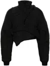 Ottolinger Asymmetric Puffer Jacket In 黑色