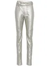 Ottolinger Silver Polyester Trousers In Silver