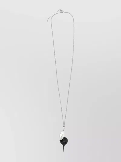 OTTOLINGER ASYMMETRICAL PEARL DROP NECKLACE
