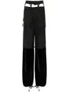 Ottolinger Raw-cut Finish Trousers In Black