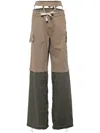 Ottolinger Baggy Cargo Pants In Grau