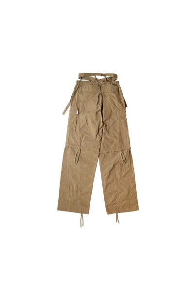 Ottolinger Baggy Cargo Pants Khaki In Brown