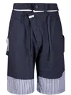 Ottolinger Baggy Cargo Shorts In Blau