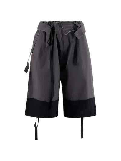 Ottolinger Baggy Cargo Shorts In Gray