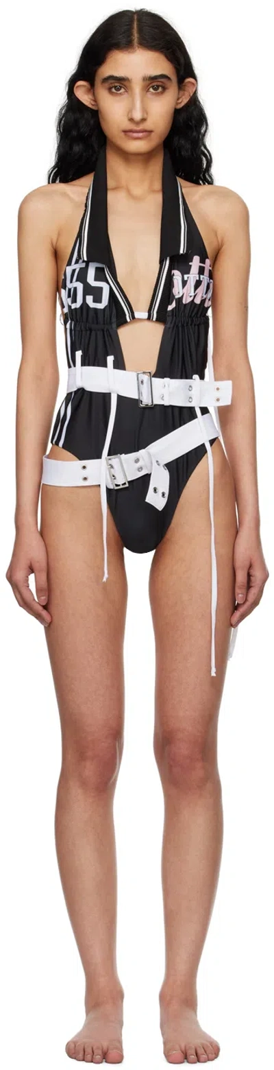 Ottolinger Black Belted One-piece Swimsuit
