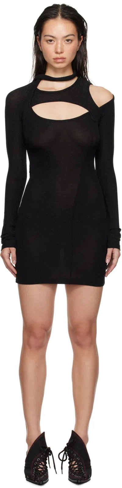 Ottolinger Cut-out Details Mini Dress In Multi