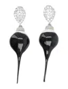 Ottolinger Crystal-embellished Drop Earrings In Black