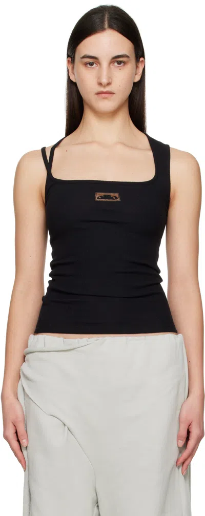OTTOLINGER BLACK DIRNDL TANK TOP