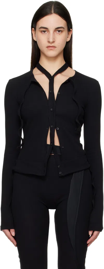 Ottolinger Black Double Closure Cardigan