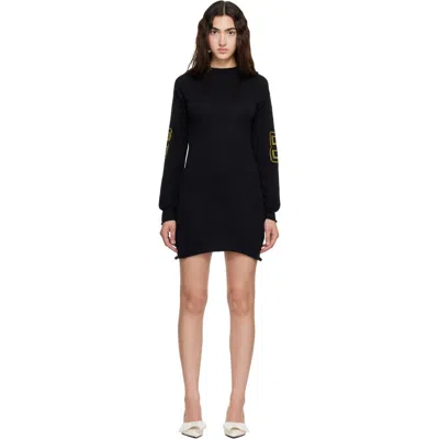 Ottolinger Black Jacquard Team Minidress