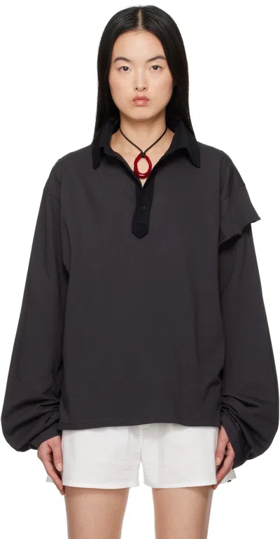 Ottolinger Black Longsleeve Polo