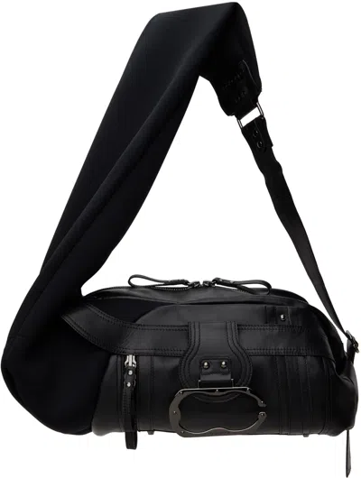 Ottolinger Black Neoprene Leather Bag