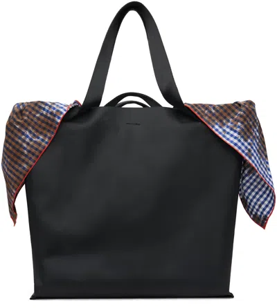 Ottolinger Black Pu Beach Tote