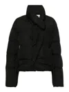 Ottolinger Asymmetric Short Down Jacket In Negro