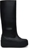 Ottolinger Black Rubber Boots In Black