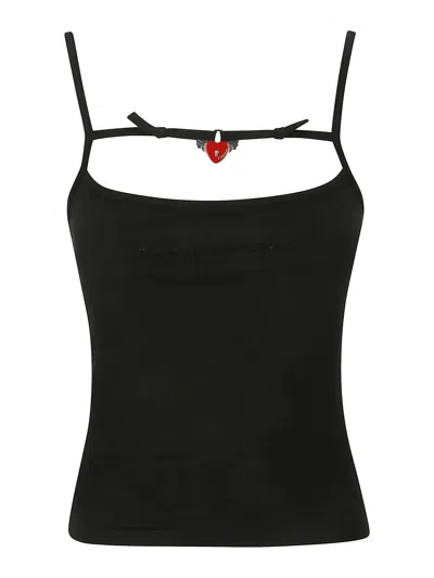 Ottolinger Black Stretch Jersey Top