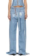 Ottolinger Jeans With Belt Loops In Blue
