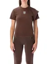 Ottolinger Draped T-shirt In Brown