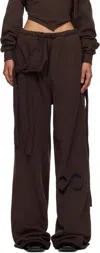 Ottolinger Brown Otto Wrap Sweatpants In Brown