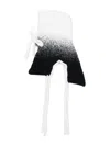 Ottolinger Brushed Ribbed Balaclava In Black