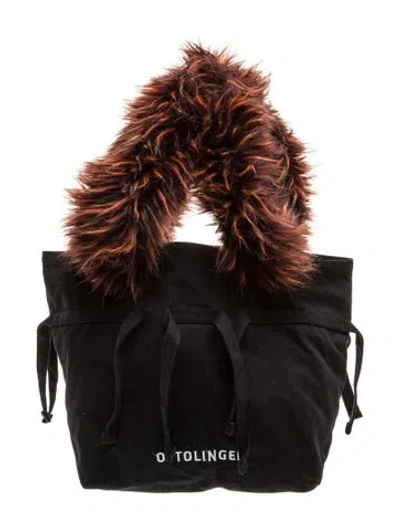 Pre-owned Ottolinger Canvas Tote In Brown