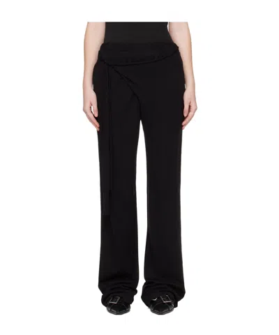 Ottolinger Casual Pants With Elastic Waistband In Black