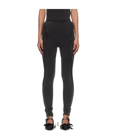 Ottolinger Casual Pants With Elastic Waistband In Black