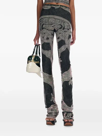 Ottolinger Celtic Mesh Trousers In Black