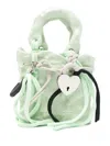 Ottolinger Ceramic Heart-lock Tote Bag In Green