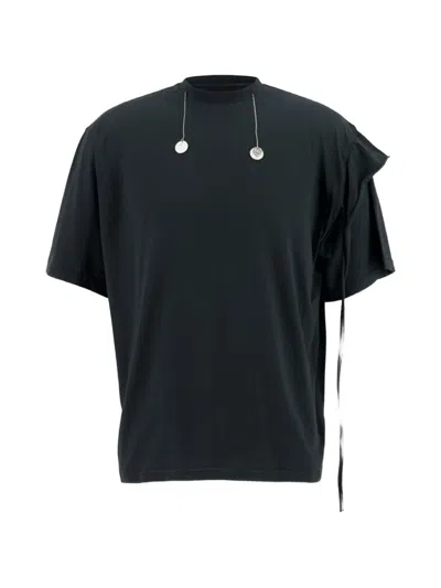 Ottolinger Chain Embellishment T-shirt In Black