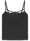 Ottolinger Black Stretch Jersey Top In Black