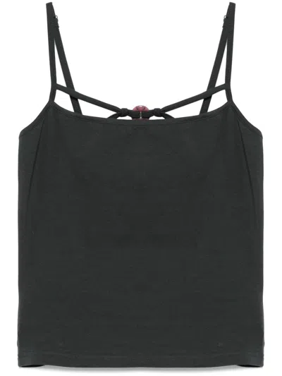 Ottolinger Black Stretch Jersey Top