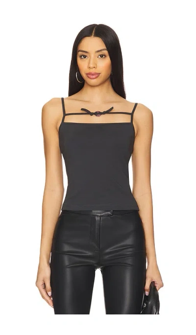 Ottolinger Black Stretch Jersey Top