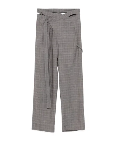 OTTOLINGER CHECKED TROUSERS