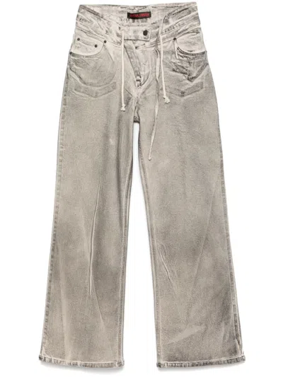 Ottolinger Layered Jeans In Neutrals