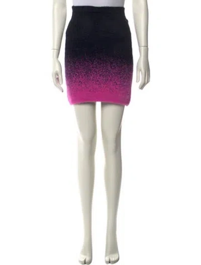 Pre-owned Ottolinger Colorblock Pattern Mini Skirt In Multi