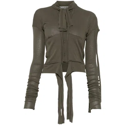 Ottolinger Deconstructed Cardigan In Multicolor