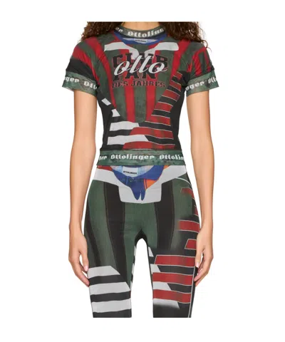 Ottolinger Crew-neck Short-sleeve T-shirt In Multi
