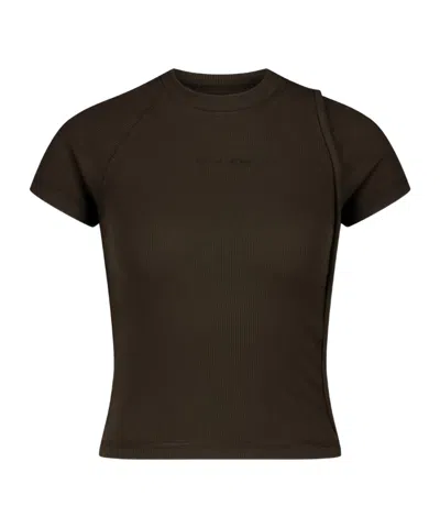 Ottolinger Crew-neck T-shirt In Burgundy