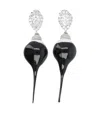 Ottolinger Crystal-embellished Drop Earrings In Metallic