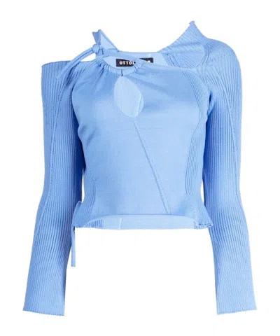 OTTOLINGER CUT-OUT-DETAILING KNITTED TOP