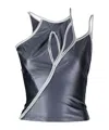 Ottolinger Cut-out Vest Top In Gray