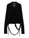 Ottolinger Cardigan Im Deconstructed-look In Schwarz