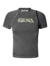 Ottolinger Deconstructed Fitted T-shirt In Grey