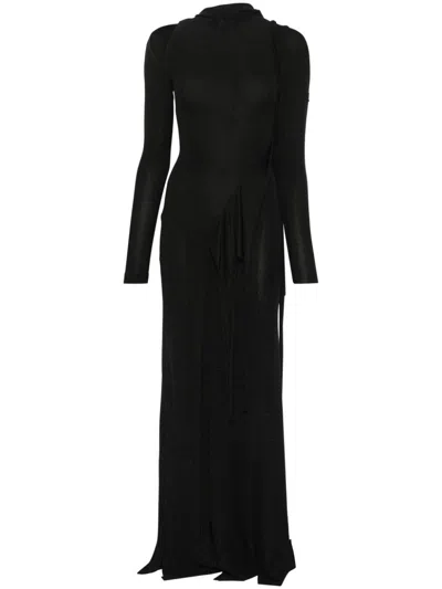 Ottolinger Maxikleid Im Deconstructed-look In Schwarz