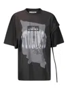Ottolinger Deconstructed Oversized T-shirt In Black