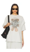 Ottolinger Deconstructed Oversized T-shirt In Grey