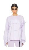 Ottolinger Deconstructed Oversized Tee In Purple