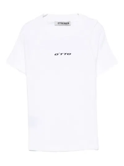 Ottolinger Deconstructed Rib T-shirt In White